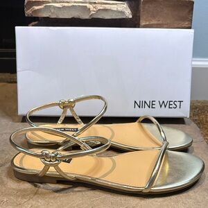 Nine West Gold Maizy’s Women’s Size 7M NIB